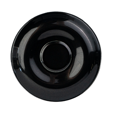 RISE BASE блюдце 120 мм черное