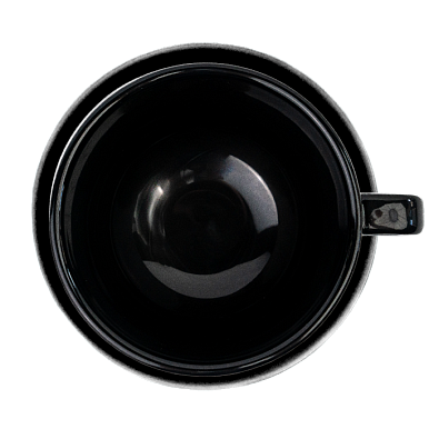 RISE BASE чашка 320 мл. черная