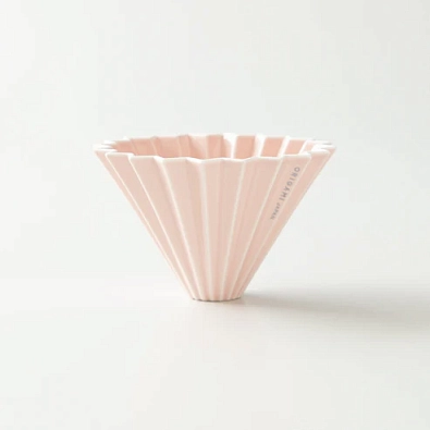 Воронка керамическая ORIGAMI размер М, цвет розовый