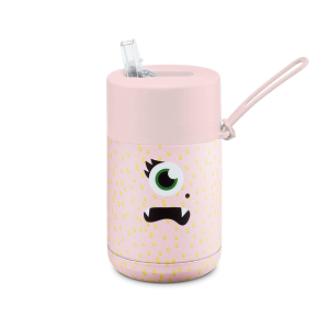 Термокружка Franksters Frank Green Ceramic reusable cup, 295 мл (10oz), светло-розовый с рисунком