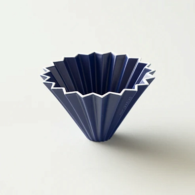 Воронка керамическая ORIGAMI размер М, цвет темно-синий
