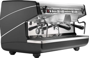 Кофемашина Nuova Simonelli Appia II 2Gr S 220V black, высокие группы, экономайзер, REF