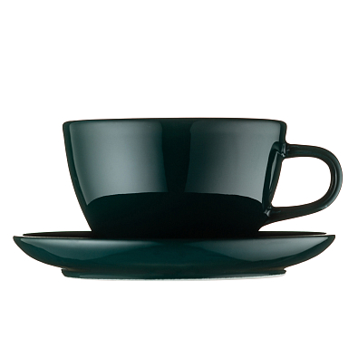 Кофейная пара RISE 210 мл кобальтово-зеленая