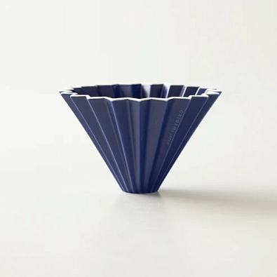 Воронка керамическая ORIGAMI размер М, цвет темно-синий