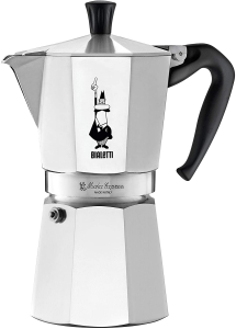 Гейзерная кофеварка Bialetti Moka Express на 9 чашек, металлик