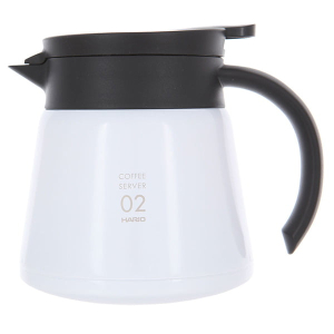 Сервер термос HARIO V60 VHS-60W, 600 мл, белый