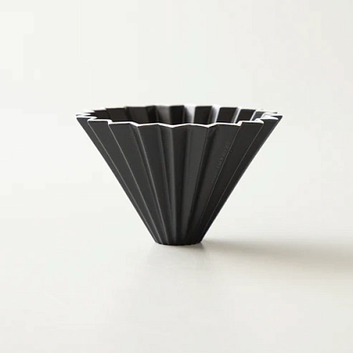 Воронка керамическая ORIGAMI размер М, цвет черный
