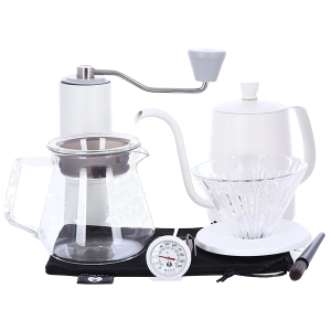 Набор для заваривания кофе, белый:Timemore C2 PourOver Set (Fish03)