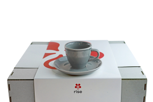 RISE кофейный набор 70 мл (на 6 персон), серый