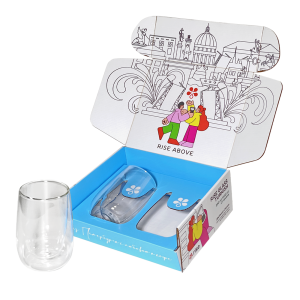 Набор 2 стакана RISE GLASS CUP капля 350 мл