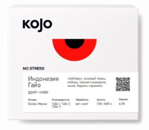 Дрип-пакеты Коджо Индонезия Бенер-Мериа Гайо, 6 шт.