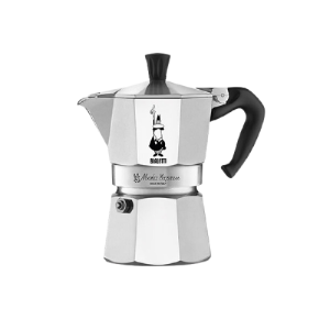 Гейзерная кофеварка Bialetti Moka Express на 3 чашки, металлик