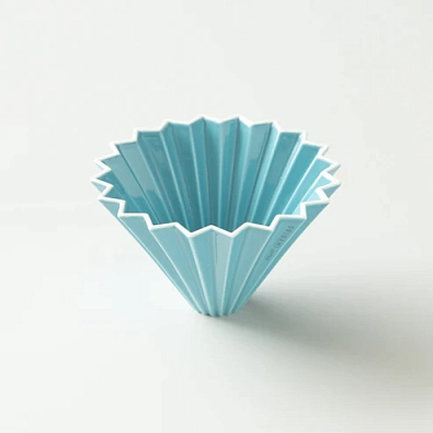 Воронка керамическая ORIGAMI размер М, цвет бирюзовый