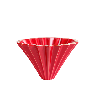Воронка керамическая ORIGAMI размер М, цвет красный