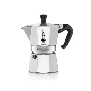 Гейзерная кофеварка Bialetti Moka Express на 2 чашки, металлик