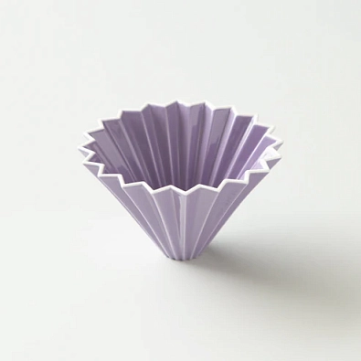 Воронка керамическая ORIGAMI размер М, цвет фиолетовый