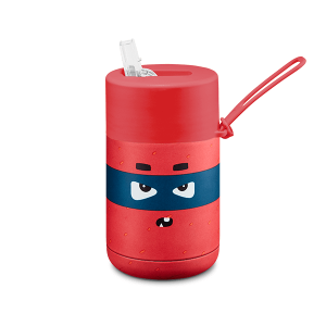 Термокружка Franksters Frank Green Ceramic reusable cup, 295 мл (10oz), красный с рисунком