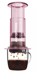 Кофеварка ручная AeroPress Clear Pink