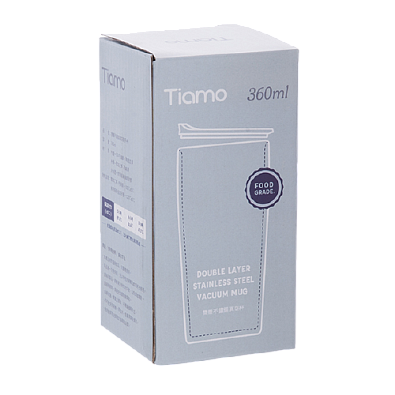 Термокружка Tiamo 360мл синяя