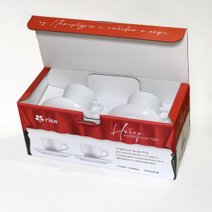 Набор 2 кофейные пары RISE 70 мл белые