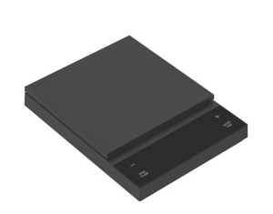 HARIO Весы кофейные Polaris, цвет: черный