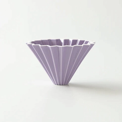 Воронка керамическая ORIGAMI размер М, цвет фиолетовый