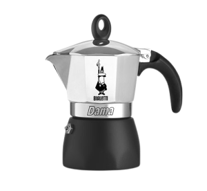 Гейзерная кофеварка Bialetti Dama на 3 чашки, черная