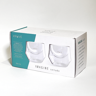 Набор стаканов Kruve Imagine Milk Glasses 200 мл